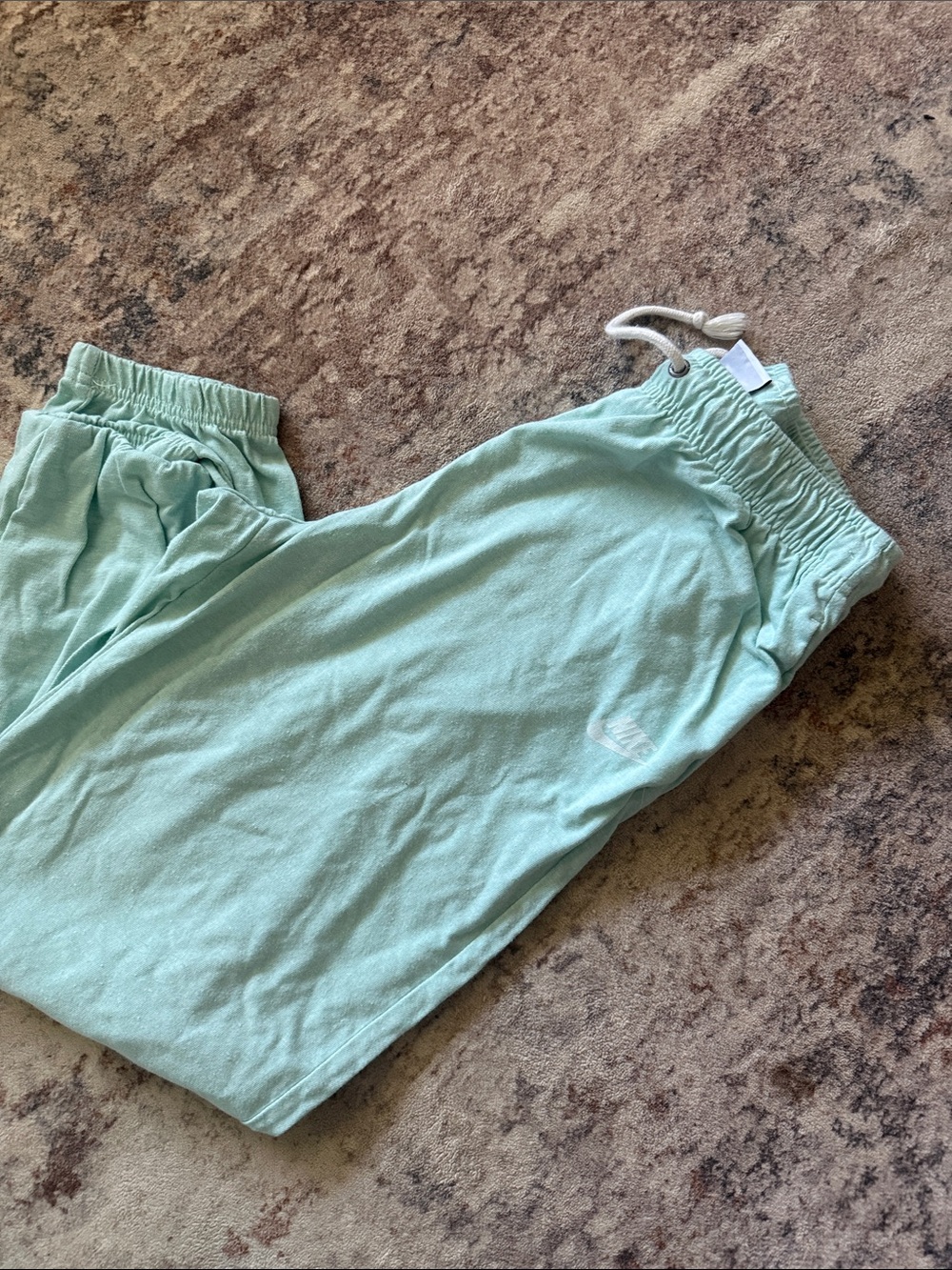 Nike Mint Green Track Joggers with Drawstring